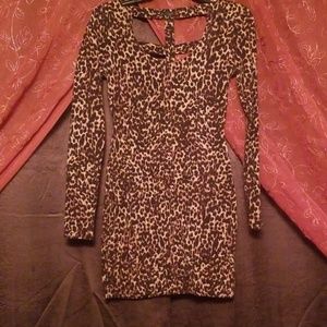 Leopard print dress